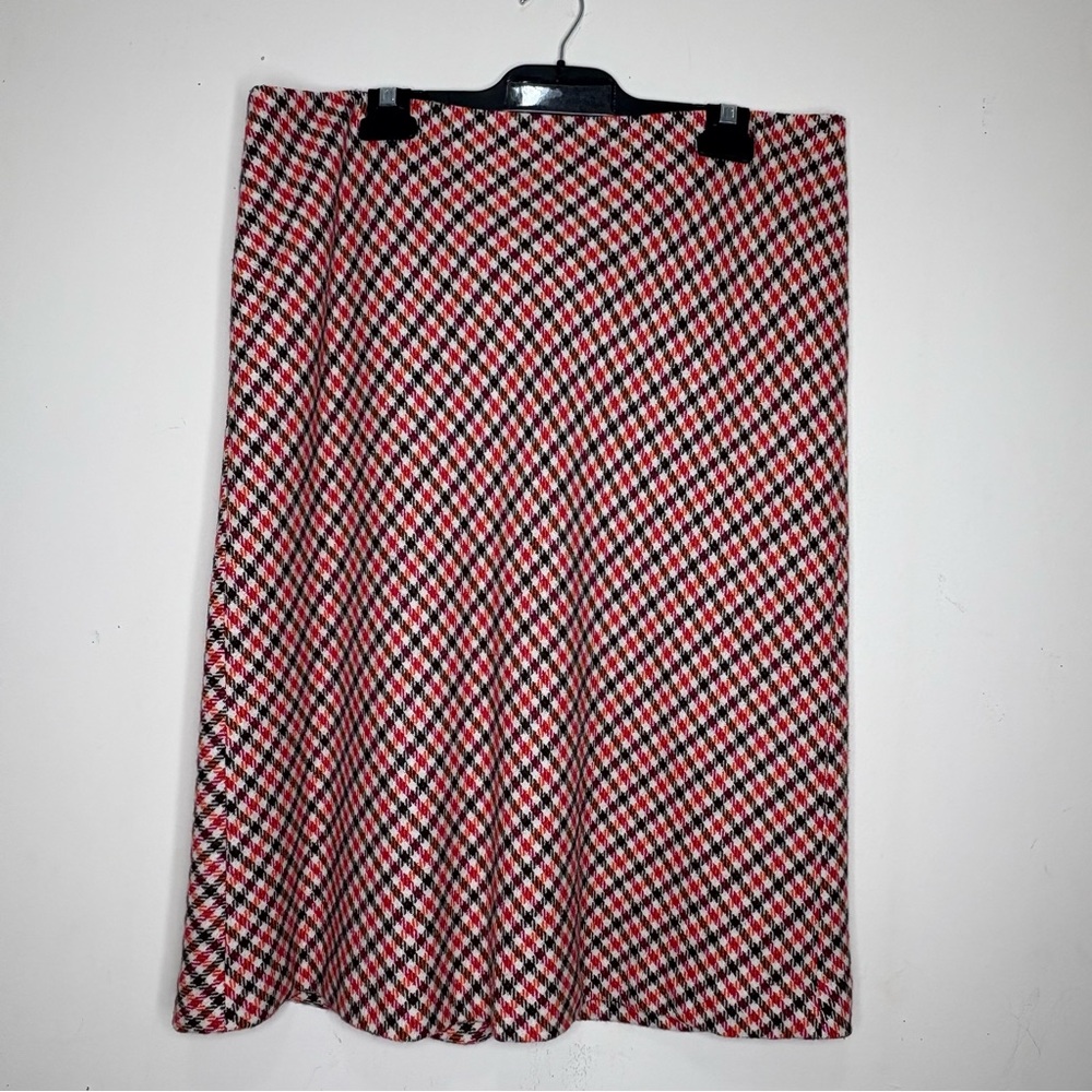 Talbots Plaid Wool-blend A-line Pencil Skirt